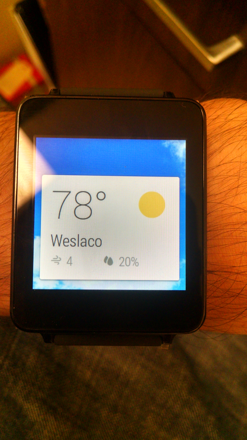 Illustration for article titled Android Wear Review: The OS itself.